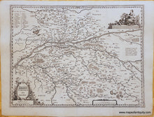 Load image into Gallery viewer, Genuine-Antique-Map-France---Touraine,-Turonensis-Ducatus-1630s-Mercator/Hondius/Janssonius-Maps-Of-Antiquity
