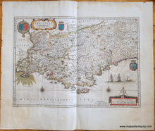 Load image into Gallery viewer, Genuine-Antique-Map-Provincia---Provence-France-1640-Blaeu-Maps-Of-Antiquity
