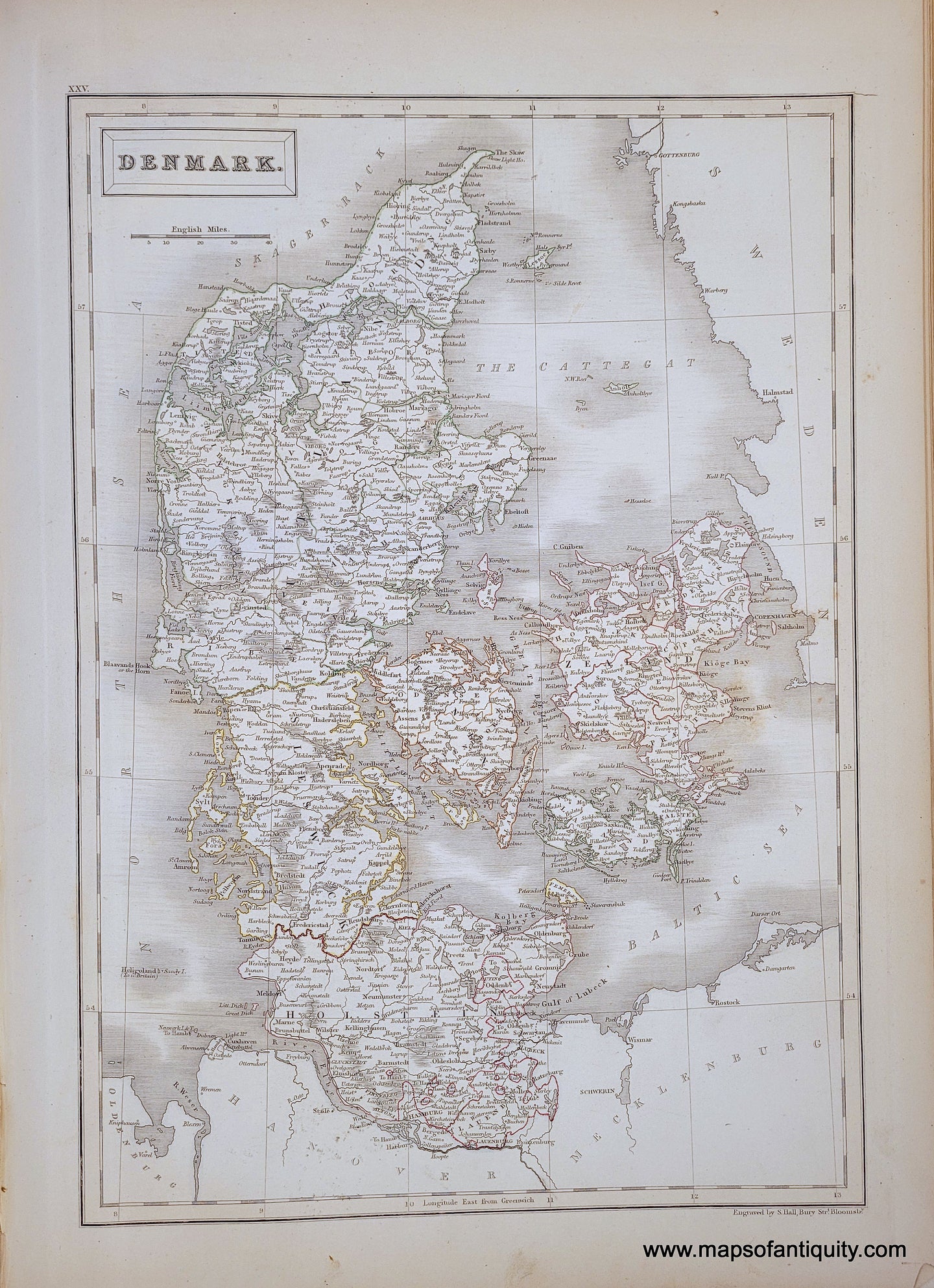 Genuine-Antique-Map-Denmark-1841-Black-Maps-Of-Antiquity