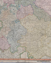 Load image into Gallery viewer, Genuine-Antique-Map-A-New-Map-of-the-German-Empire-and-the-Neighbouring-States-with-their-Principal-Post-Roads…-1788-William-Faden-Maps-Of-Antiquity
