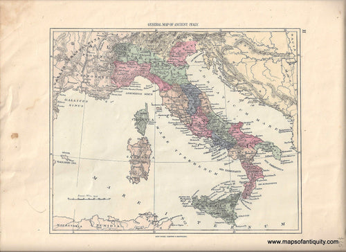 Genuine-Antique-Map-General-Map-of-Ancient-Italy-1865-Harper-Brothers-Maps-Of-Antiquity