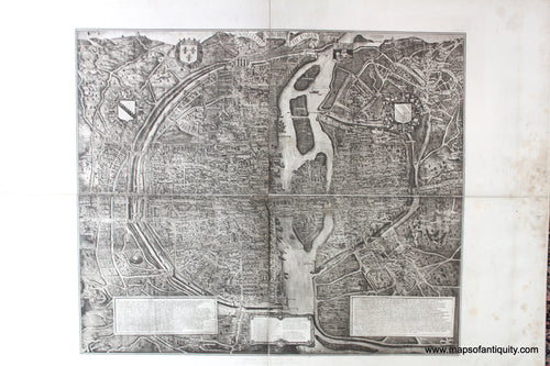Genuine-Antique-Map-Paris-de-1512-a-1547-Le-Ville-Cite-Universite-de-Paris-1880-Jean-Charles-Adolphe-Alphand-Maps-Of-Antiquity