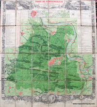 Load image into Gallery viewer, Antique-Hand-Colored--Folding-Map-Souvenir-de-Fontainebleau-France-Foret-de-Fontainebleau-France-Folding-Maps-1880-Lacodre-Maps-Of-Antiquity
