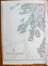 Load image into Gallery viewer, 1863 - Scotland - Antique Map
