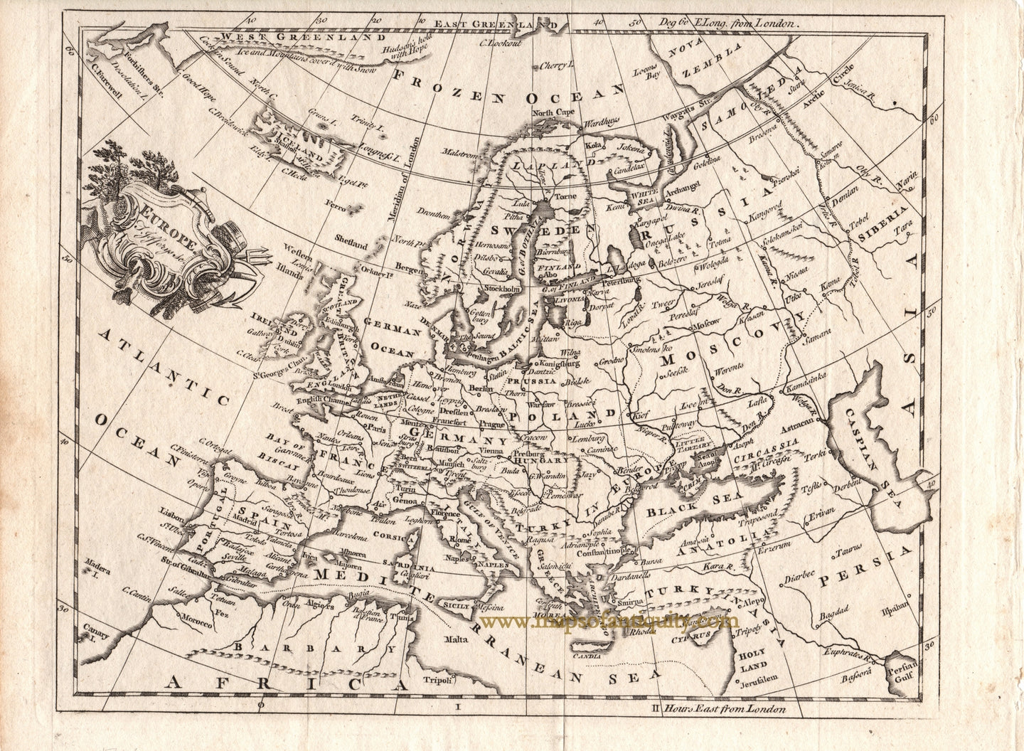 Black-and-White-Antique-Map-Europe-Europe--c.-1760-Jefferys-Maps-Of-Antiquity