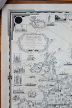 Load image into Gallery viewer, 1938 - Europe, A Pictorial Map by Ernest Dudley Chase - Antique Pictorial Map
