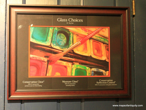 Framing-Glass-&-Plexiglas-options:-Framing----Maps-Of-Antiquity