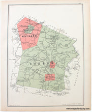 Load image into Gallery viewer, 1889 - Hudson, Maynard, Sudbury (MA) - Antique Map
