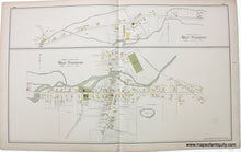 Load image into Gallery viewer, 1889 - West Townsend; versos Village of Dunstable and Village of Tyngsborough; Ashby and Ashby Centre (MA) - Antique Map
