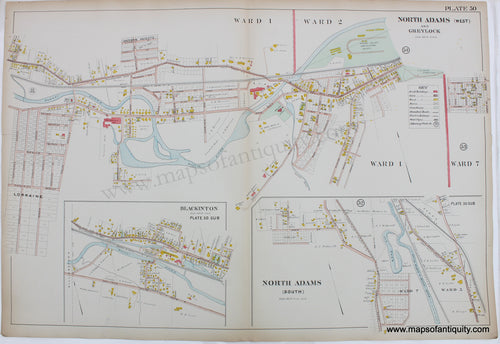 Antique-Map-Berkshire-county-Massachusetts-North-Adams-1904-Barnes-Farnham-1900s-Maps-of-Antiquity