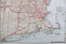 Load image into Gallery viewer, Antique-Railroad-Map-Mountain-Lake-and-Seashore-Region-of-New-England-Reached-by-Boston-and-Maine-Railroad-and-its-Connections-United-States-Northeast-1923-Boston-and-Maine-Railroad-Maps-Of-Antiquity
