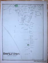 Load image into Gallery viewer, Antique-Hand-Colored-Map-Hopkinton-North-and-South-Woodville-Hayden-Row-(MA)-Middlesex--1875-Beers-Maps-Of-Antiquity
