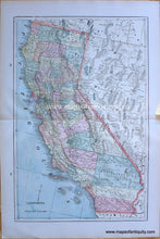 Load image into Gallery viewer, Antique-Printed-Color-Map-California-verso:-Wyoming-and-Utah-North-America-West-1989-Cram-Maps-Of-Antiquity
