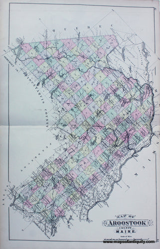 Antique-Maps-Aroostook-Maine
