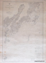 Load image into Gallery viewer, Antique-Nautical-Chart-St.-George&#39;s-River-and-Muscle-Ridge-Channel-United-States-Maine-1878-U.S.-Coast-Survey-Maps-Of-Antiquity
