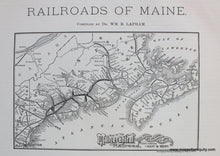 Load image into Gallery viewer, Antique-Maps-Railroads-of-Maine
