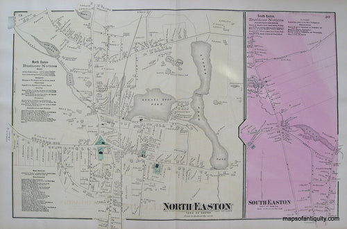 Antique-Map-North-Easton-South-Easton-pp.-19-20