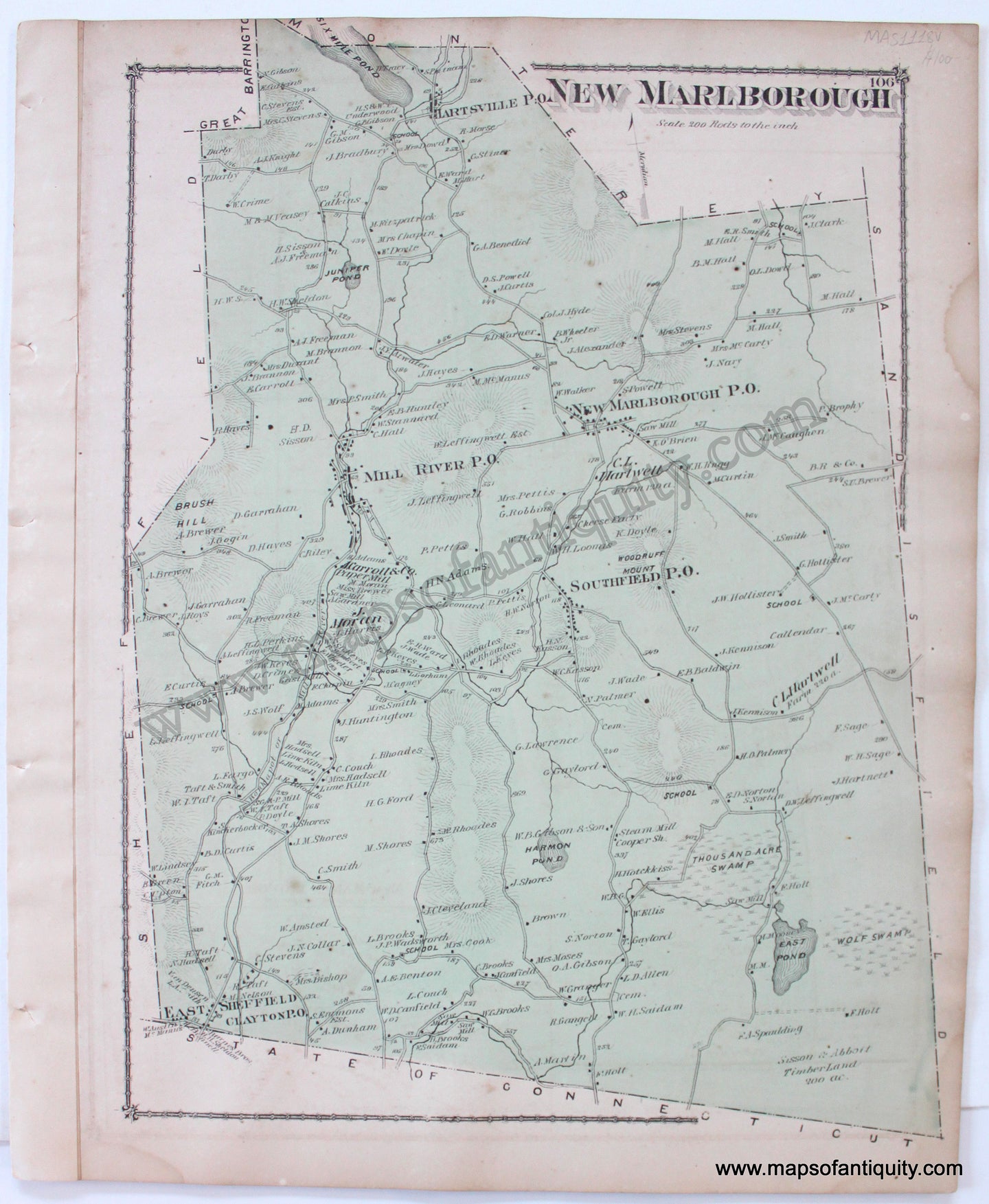 Antique-Map-New-Marlborough-p.-106