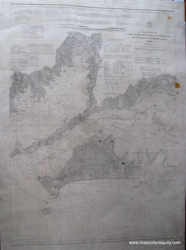 Antique-Nautical-Chart-Coast-Chart-No.-112-From-Muskeget-Channel-to-Buzzard's-Bay-and-Entrance-to-Vineyard-Sound-Mass.-***********-Cape-Cod-and-Islands-Nautical-1857-U.S.-Coast-Survey-Maps-Of-Antiquity