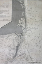 Load image into Gallery viewer, 1896 - Nantucket Sound and Eastern Approaches Massachusetts - Antique Chart
