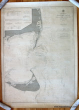 Load image into Gallery viewer, Antique-Nautical-Chart-Nantucket-Sound-and-Eastern-Approaches-Massachusetts--Cape-Cod-and-Islands-Nautical-1896-U.S.-Coast-Survey-Maps-Of-Antiquity
