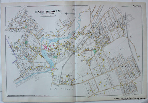 Antique-Map-East-Dedham-MA-Plate-12