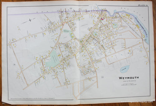 Antique-Map-Weymouth-MA-Plate-24