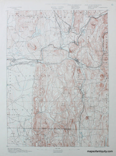 Topographical-Map-MA/CT-Palmer-sheet-antique-topo-map-United-States-Massachusetts-General-1890-USGS-Maps-Of-Antiquity