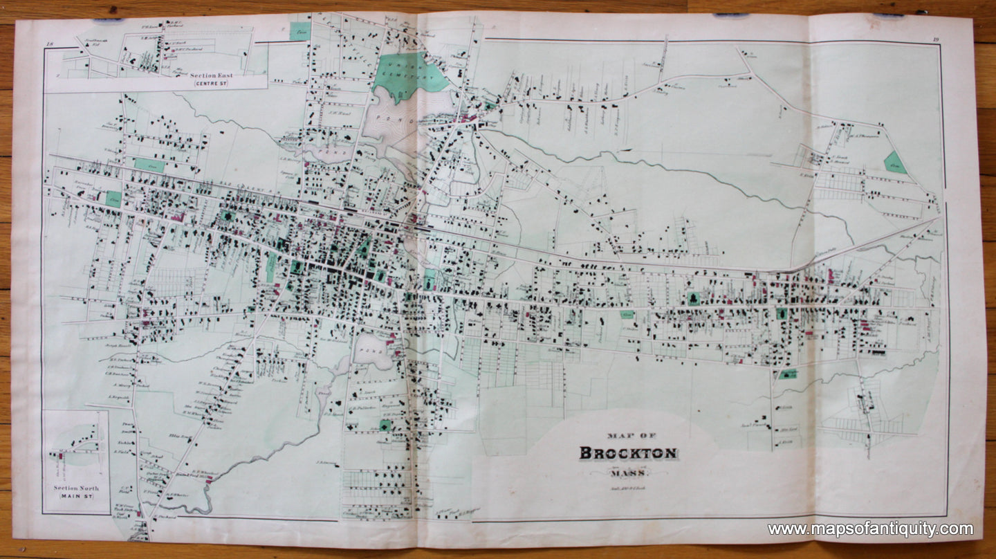 Antique-Maps-Brockton-Abington-S.-Abington