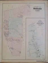 Load image into Gallery viewer, 1879 - Rockland/S. Scituate (MA) - Antique Map
