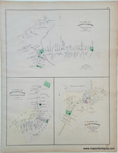 Load image into Gallery viewer, Antique-Hand-Colored-Map-Mattapoisett/Sippican/North-Carver/Bryantville/Ellis-Furnace/Agawam--(MA)--United-States-Massachusetts-1879-Walker-Maps-Of-Antiquity
