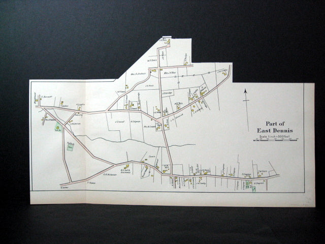 Antique-Map-Part-of-East-Dennis