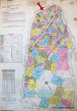 Load image into Gallery viewer, 1925 - Brookline, Mass. Wards 4 and 5 - Antique Map
