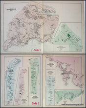 Load image into Gallery viewer, Antique-Map-Town-of-Barnstable-Village-of-West-Barnstable-pp.-28-29.
