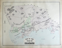 Load image into Gallery viewer, 1884 - Manchester, and Amesbury Ferry and Salisbury Point, Massachusetts - Antique Map
