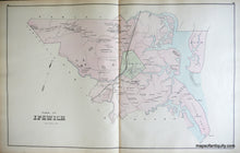 Load image into Gallery viewer, Antique-Hand-Colored-Map-Ipswich-Rowley-and-Wenham-Massachusetts-**********-United-States-Massachusetts-1884-Walker-Maps-Of-Antiquity

