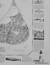 Load image into Gallery viewer, Modern-Printed-Map-A-Geographic-Portrait-of-Nantucket-Massachusetts-US-Massachusetts-Cape-Cod-and-Islands-1985-Dana-Gaines-Maps-Of-Antiquity

