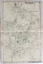 Load image into Gallery viewer, antique-map-Melrose-Massachusetts
