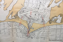 Load image into Gallery viewer, 1900 - Plan of Waquoit Bay in the Town of Falmouth - Antique Map
