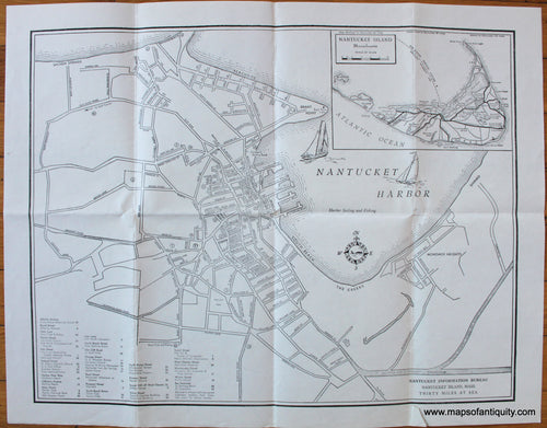 Antique-Animated-Map-1950s-Mid-Century-Nantucket-Island-Harbor-Information-Bureau-Maps-of-Antiquity
