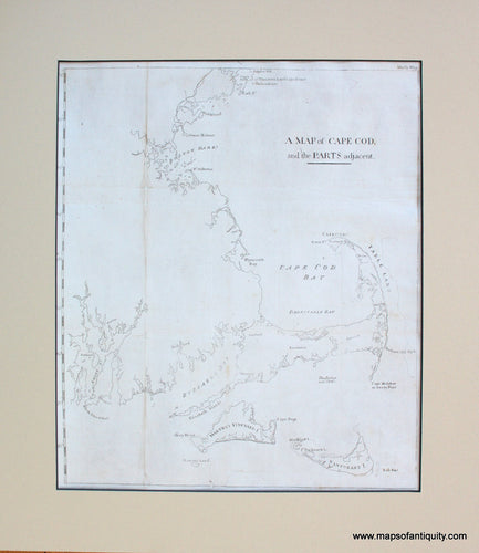 Antique-Print-Prints-A-Map-of-Cape-Cod-and-Parts-Adjacent-Massachusetts-Magazine-MA-Mass.-Mass-Isaiah-Thomas-1791-1790s-1700s-Late-18th-Century-Maps-of-Antiquity