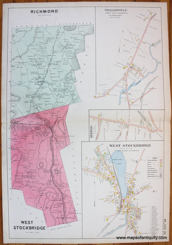 Antique-Map-Berkshire-county-Massachusetts-Williamsville-West-Stockbridge-Richmond-1904-Barnes-Farnham-1900s-Maps-of-Antiquity