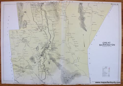 Antique-Map-Berkshire-county-Massachusetts-Great-Barrington-1904-Barnes-Farnham-1900s-Maps-of-Antiquity