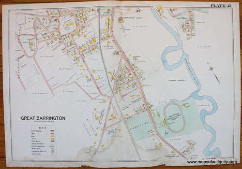 Antique-Map-Berkshire-county-Massachusetts-Great-Barrington-1904-Barnes-Farnham-1900s-Maps-of-Antiquity