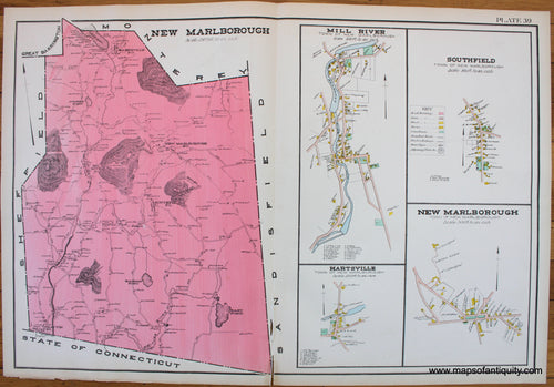 Antique-Map-Berkshire-county-Massachusetts-New-Marlborough-1904-Barnes-Farnham-1900s-Maps-of-Antiquity