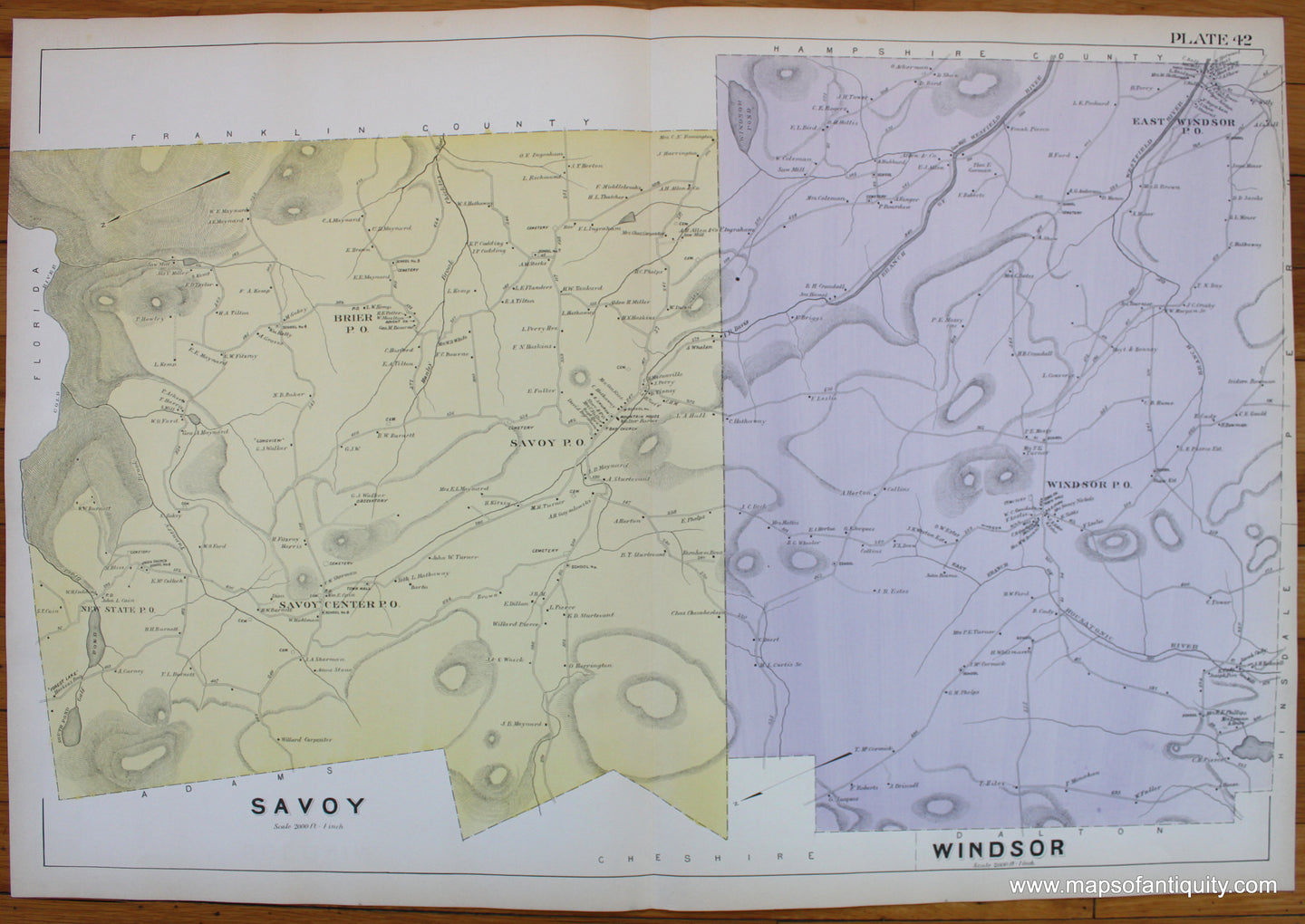 Antique-Map-Berkshire-county-Massachusetts-Savoy-Windsor-1904-Barnes-Farnham-1900s-Maps-of-Antiquity