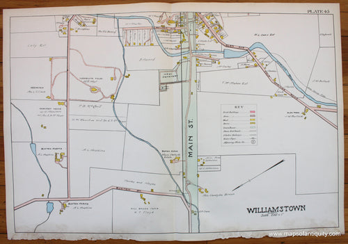 Antique-Map-Berkshire-county-Massachusetts-Williamstown-1904-Barnes-Farnham-1900s-Maps-of-Antiquity