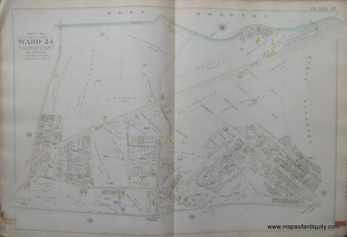 Antique-Map-Plate-37-Part-of-Ward-24-Dorchester-City-of-Boston-Bromley-1894-Maps-Of-Antiquity