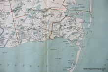 Load image into Gallery viewer, 1904 - Yarmouth, Dennis, Brewster, Orleans, Harwich, Chatham (MA) - Antique Map
