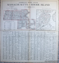 Load image into Gallery viewer, Genuine-Antique-Map-Untitled--Index-to-the-Complete-Road-Atlas-Massachusetts-and-Rhode-Island-Antique-Maps---Massachusetts--1905-Scarborough-Company-Maps-Of-Antiquity-1800s-19th-century
